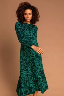 Roman Green Animal Print Tiered Midi Dress 11 Roman Green Animal Print Tiered Midi Dress -Roman Sales Shop unnamed file 1353