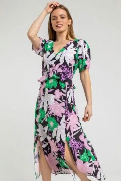 Roman Green Petite Frill Waist Floral Midi Dress 11 Roman Green Petite Frill Waist Floral Midi Dress -Roman Sales Shop unnamed file 1409