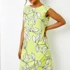 Roman Green Linear Floral Print Swing Dress 2 Roman Green Linear Floral Print Swing Dress -Roman Sales Shop unnamed file 1473