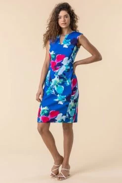 Roman Blue Floral Print Scuba Dress 11 Roman Blue Floral Print Scuba Dress -Roman Sales Shop unnamed file 1482