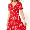 Roman Red Floral V Neck Tea Dress 1 Roman Red Floral V Neck Tea Dress -Roman Sales Shop unnamed file 1488