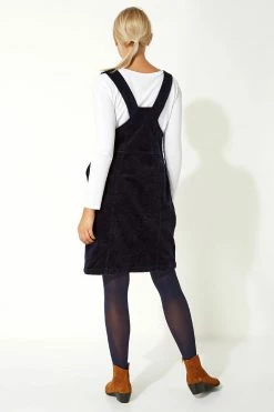 Roman Blue Button Corduroy Pinafore Dress 7 Roman Blue Button Corduroy Pinafore Dress -Roman Sales Shop unnamed file 1496