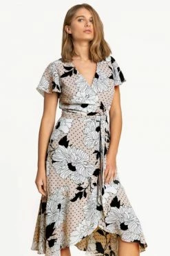 Roman Mutli Floral Frill Detail Wrap Dress 13 Roman Mutli Floral Frill Detail Wrap Dress -Roman Sales Shop unnamed file 1578