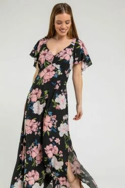 Roman Multi Petite Ditsy Floral Print Maxi Dress -Roman Sales Shop unnamed file 1609
