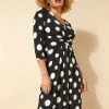 Roman Black Originals Spot Print Ruched Waist Fit & Flare Dress 2 Roman Black Originals Spot Print Ruched Waist Fit & Flare Dress -Roman Sales Shop unnamed file 1649