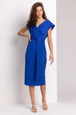 Roman Blue Cross Front Midi Dress 10 Roman Blue Cross Front Midi Dress -Roman Sales Shop unnamed file 1674