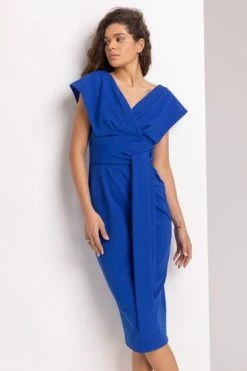 Roman Blue Cross Front Midi Dress 12 Roman Blue Cross Front Midi Dress -Roman Sales Shop unnamed file 1676