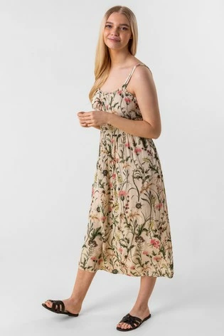 Roman Multi Floral Print Button Down Sun Dress 7 Roman Multi Floral Print Button Down Sun Dress - Image 5