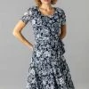 Roman Navy Floral Burnout Midi Dress 1 Roman Navy Floral Burnout Midi Dress -Roman Sales Shop unnamed file 1723
