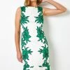 Roman Green Floral Border Print Frill Hem Scuba Dress 1 Roman Green Floral Border Print Frill Hem Scuba Dress -Roman Sales Shop unnamed file 1741