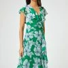 Roman Green Floral Print Frill Midi Dress 1 Roman Green Floral Print Frill Midi Dress -Roman Sales Shop unnamed file 1782