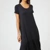 Roman Black Tiered Hem Jersey Midi Dress 1 Roman Black Tiered Hem Jersey Midi Dress -Roman Sales Shop unnamed file 1824