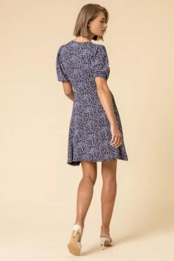 Roman Purple Ditsy Floral Crossover Fit & Flare Dress 8 Roman Purple Ditsy Floral Crossover Fit & Flare Dress -Roman Sales Shop unnamed file 1851