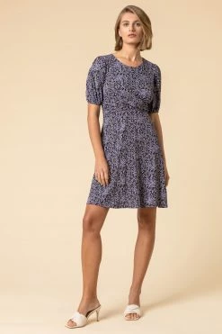 Roman Purple Ditsy Floral Crossover Fit & Flare Dress 9 Roman Purple Ditsy Floral Crossover Fit & Flare Dress -Roman Sales Shop unnamed file 1852