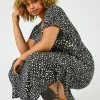 Roman Black Curve Spot Print Maxi Dress 1 Roman Black Curve Spot Print Maxi Dress -Roman Sales Shop unnamed file 1880