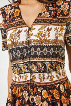 Roman Yellow & Brown Boho Floral Print Maxi Dress 11 Roman Yellow & Brown Boho Floral Print Maxi Dress -Roman Sales Shop unnamed file 1898
