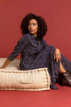 Roman Blue Ditsy Spot Belted Shirt Dress 9 Roman Blue Ditsy Spot Belted Shirt Dress -Roman Sales Shop unnamed file 1903