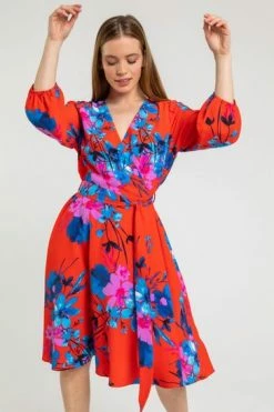 Roman Red Petite Floral Fit & Flare Dress 11 Roman Red Petite Floral Fit & Flare Dress -Roman Sales Shop unnamed file 1979