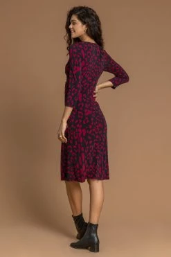 Roman Red Animal Print Fit And Flare Dress 11 Roman Red Animal Print Fit And Flare Dress -Roman Sales Shop unnamed file 2033
