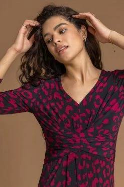 Roman Red Animal Print Fit And Flare Dress 13 Roman Red Animal Print Fit And Flare Dress -Roman Sales Shop unnamed file 2035