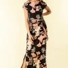 Roman Black Belted Floral Maxi Dress 2 Roman Black Belted Floral Maxi Dress -Roman Sales Shop unnamed file 2040