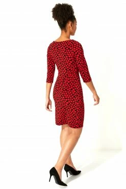 Roman Red Spot Twist Waist Dress 8 Roman Red Spot Twist Waist Dress -Roman Sales Shop unnamed file 2046