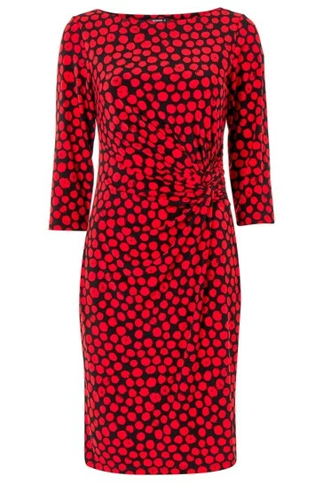 Roman Red Spot Twist Waist Dress 7 Roman Red Spot Twist Waist Dress - Image 5