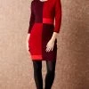 Roman Red Colour Block Knitted Dress 2 Roman Red Colour Block Knitted Dress -Roman Sales Shop unnamed file 2097