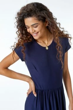 Roman Blue Tie Dye Border Print Stretch Maxi Dress 12 Roman Blue Tie Dye Border Print Stretch Maxi Dress -Roman Sales Shop unnamed file 2145