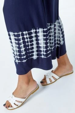 Roman Blue Tie Dye Border Print Stretch Maxi Dress 13 Roman Blue Tie Dye Border Print Stretch Maxi Dress -Roman Sales Shop unnamed file 2146