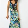 Roman Green & Blue Floral Contrast Band Tropical Print Maxi Dress 2 Roman Green & Blue Floral Contrast Band Tropical Print Maxi Dress -Roman Sales Shop unnamed file 2208
