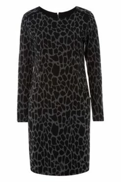 Roman Grey Animal Print Pocket Dress -Roman Sales Shop unnamed file 2223