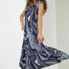 Roman Blue Abstract Print Hanky Hem Dress 2 Roman Blue Abstract Print Hanky Hem Dress -Roman Sales Shop unnamed file 2480