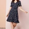 Roman Navy Floral Side Button Tea Dress 1 Roman Navy Floral Side Button Tea Dress -Roman Sales Shop unnamed file 249