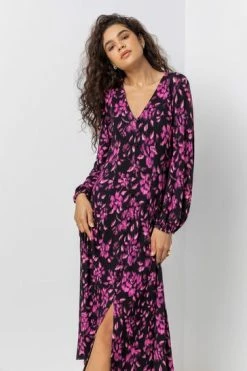 Roman Purple Abstract Floral Fit & Flare Midi Dress 11 Roman Purple Abstract Floral Fit & Flare Midi Dress -Roman Sales Shop unnamed file 2536