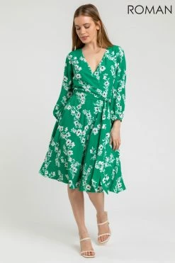 Roman Green Petite Floral Fit & Flare Dress 9 Roman Green Petite Floral Fit & Flare Dress -Roman Sales Shop unnamed file 2555