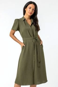 Roman Khaki Belted Pocket Detail Shirt Dress 11 Roman Khaki Belted Pocket Detail Shirt Dress -Roman Sales Shop unnamed file 2568