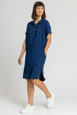 Roman Red Pocket Detail Button Shirt Dress 13 Roman Red Pocket Detail Button Shirt Dress -Roman Sales Shop unnamed file 2585