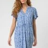 Roman Blue Floral Print Drawstring Waist Dress 2 Roman Blue Floral Print Drawstring Waist Dress -Roman Sales Shop unnamed file 2606