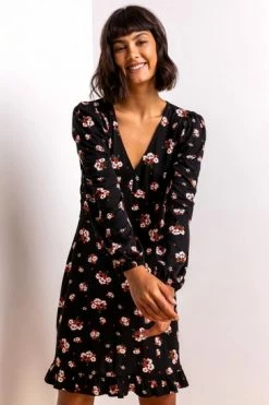 Roman Spot Frill Detail Print Dress -Roman Sales Shop unnamed file 261