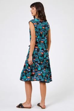 Roman Blue Floral Print Tiered Woven Dress 9 Roman Blue Floral Print Tiered Woven Dress -Roman Sales Shop unnamed file 2629