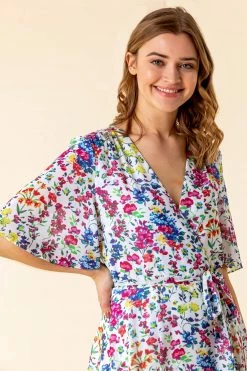 Roman Multi Frill Detail Floral Print Dress -Roman Sales Shop unnamed file 265