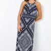 Roman Blue Boho Print Halterneck Maxi Dress 1 Roman Blue Boho Print Halterneck Maxi Dress -Roman Sales Shop unnamed file 2671