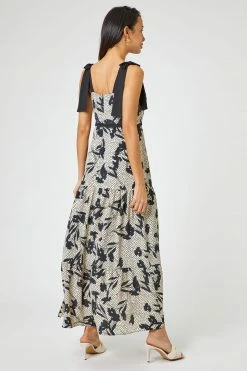 Roman White Tiered Contrast Spot Floral Print Maxi Dress 9 Roman White Tiered Contrast Spot Floral Print Maxi Dress -Roman Sales Shop unnamed file 2696