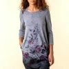 Roman Grey Floral Border Print Slouch Dress 2 Roman Grey Floral Border Print Slouch Dress -Roman Sales Shop unnamed file 2808