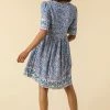Roman Blue Tassel Detail Floral Print Smock Dress 2 Roman Blue Tassel Detail Floral Print Smock Dress -Roman Sales Shop unnamed file 284