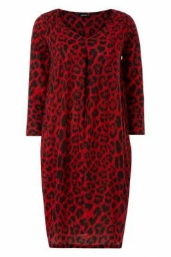 Roman Red Animal Leopard Print Slouch Dress 12 Roman Red Animal Leopard Print Slouch Dress -Roman Sales Shop unnamed file 2854