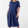 Roman Navy Curve Tiered Pocket T-Shirt Dress 1 Roman Navy Curve Tiered Pocket T-Shirt Dress -Roman Sales Shop unnamed file 2910