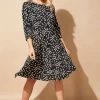 Roman Black Originals Spot Print Pleat Waist Skater Dress 1 Roman Black Originals Spot Print Pleat Waist Skater Dress -Roman Sales Shop unnamed file 2942