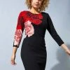 Roman Black Originals Floral Print Knitted Dress -Roman Sales Shop unnamed file 2947